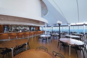 La Pergola Outside Cafeteria