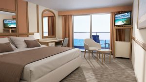 Aft-View Extended Balcony