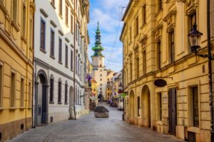 Walking tour of Bratislava