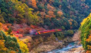 Sagano Romantic Train Journey